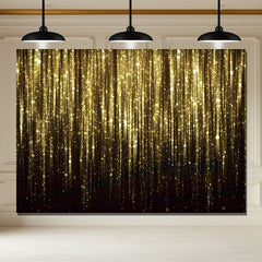 Layoris Shining Golden Light Birthday Backdrop