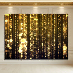 Layoris Sparkling Golden Light Birthday Backdrop