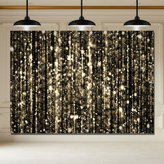 Layoris Shining Golden Light Diamond Birthday Backdrop