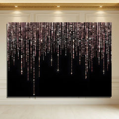 Layoris Shining Pink Tassel Birthday Backdrop