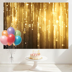 Layoris Golden Light Birthday Backdrop