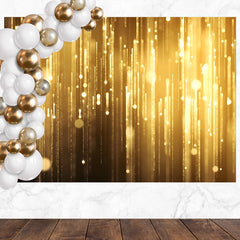 Layoris Golden Light Birthday Backdrop