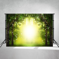 Glowing Arch Magic Forest Photography Backdrop - Layoris