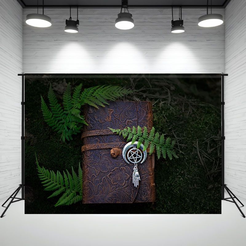 The Magic Notebook Left In The Forest Photo Backdrop - Layoris