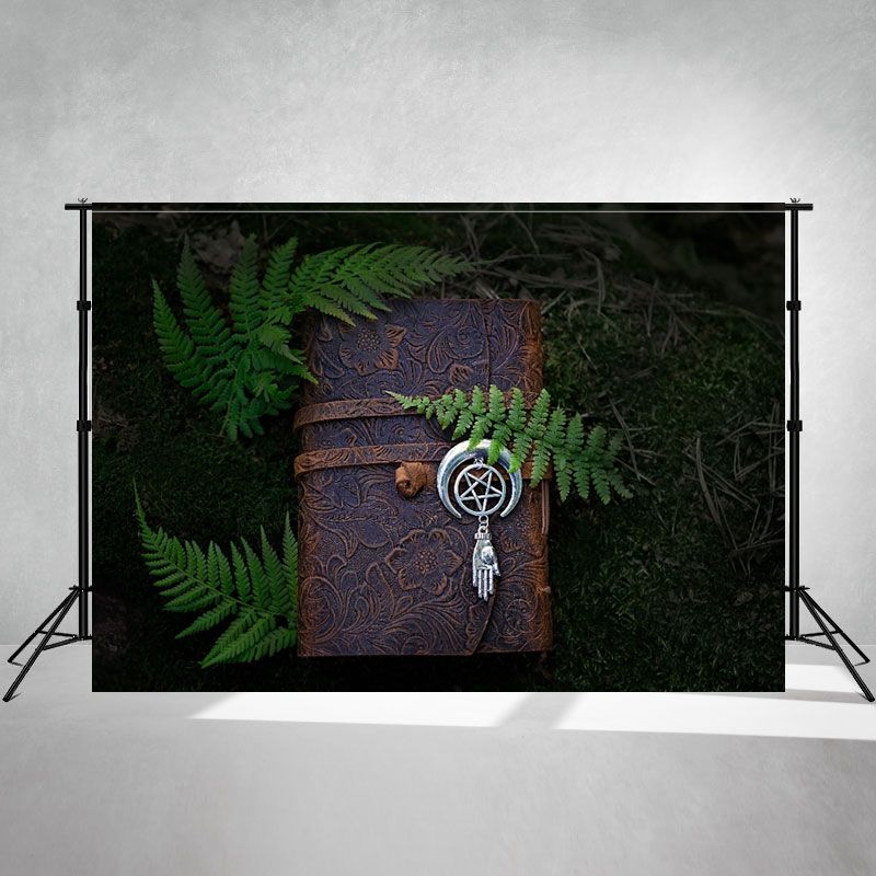 The Magic Notebook Left In The Forest Photo Backdrop - Layoris