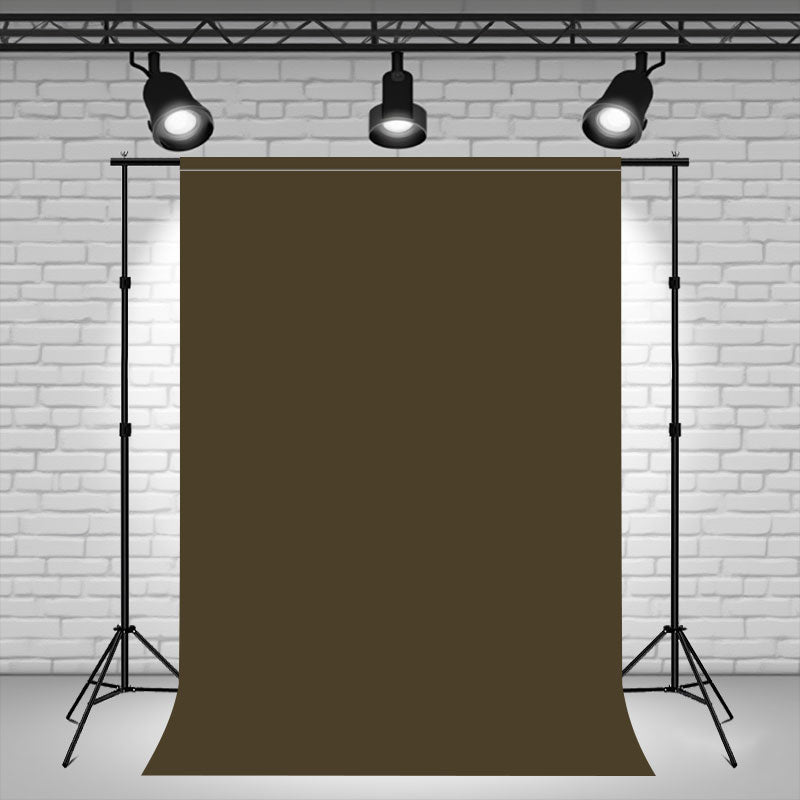 Coffee Color Professional Portrait Photo Backdrop - Layoris