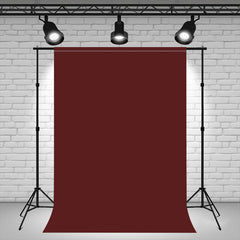 Dark Red Solid Color Studio Photo Backdrop - Layoris