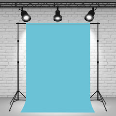 Dusty Blue Solid Color Studio Photo Backdrop - Layoris