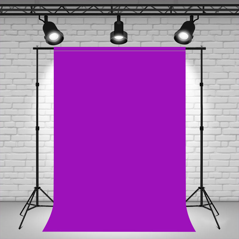 Purple Solid Color Studio Portrait Photo Backdrop - Layoris