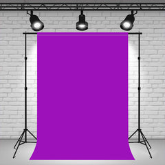Purple Solid Color Studio Portrait Photo Backdrop - Layoris