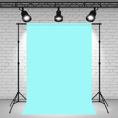 Light Aqua Solid Color Portrait Photo Backdrop - Layoris