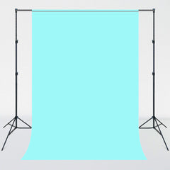 Light Aqua Solid Color Portrait Photo Backdrop - Layoris