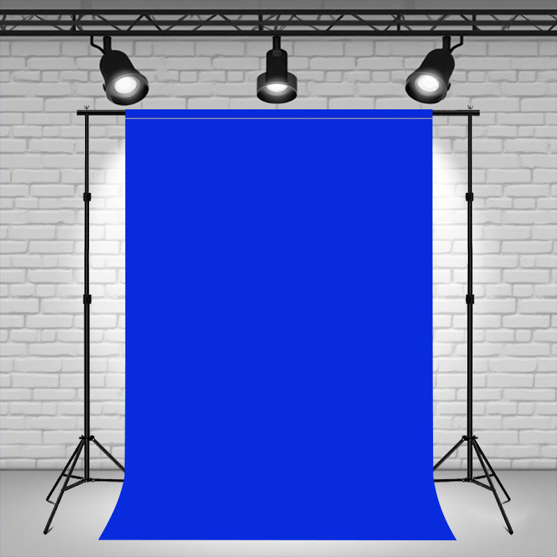 Blue Fabric Studio Portrait Photo Backdrop - Layoris