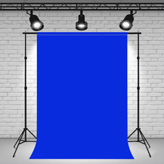 Blue Fabric Studio Portrait Photo Backdrop - Layoris