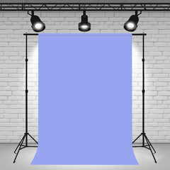 Soft Lavender Blue Studio Portrait Photo Backdrop - Layoris