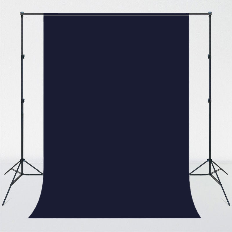Navy Blue Studio Portrait Photo Backdrop - Layoris