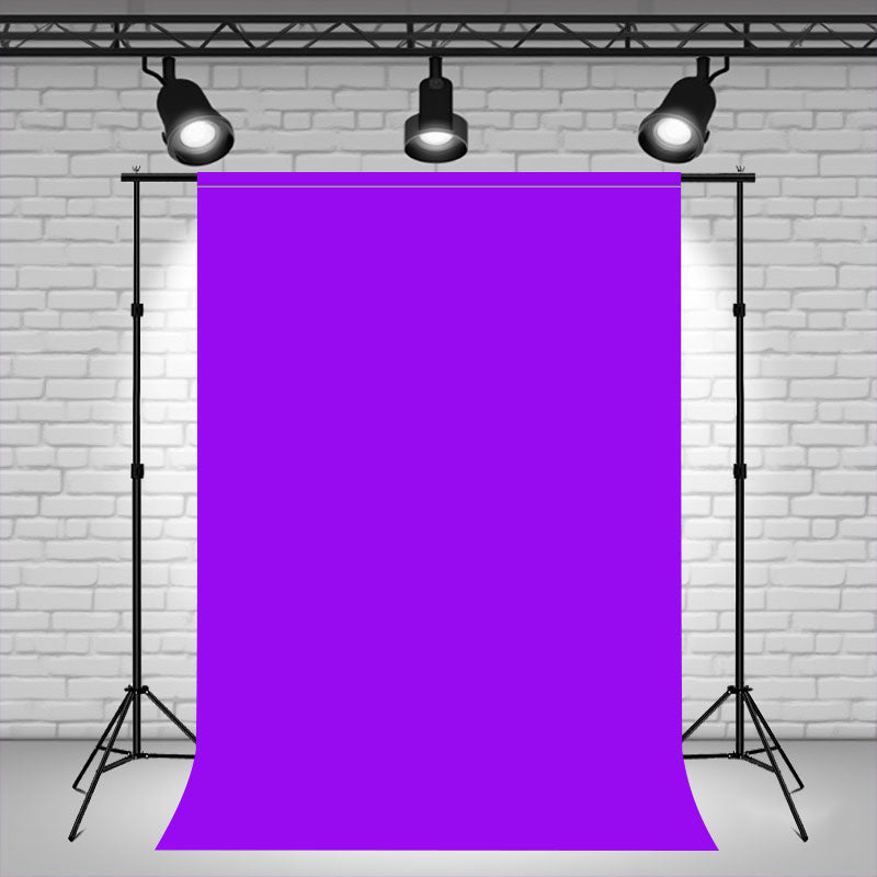 Bright Purple Fabric Studio Portrait Backdrop - Layoris
