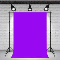 Bright Purple Fabric Studio Portrait Backdrop - Layoris
