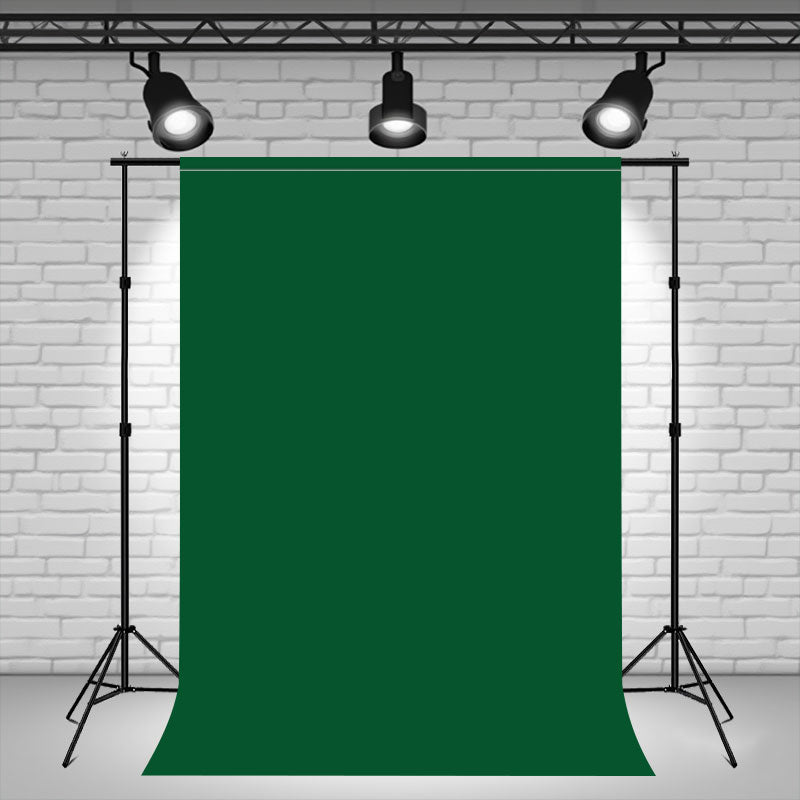 Green Fabric Studio Portrait Photo Backdrop - Layoris