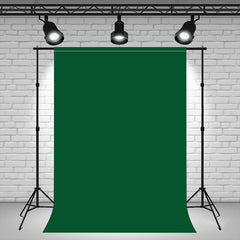 Green Fabric Studio Portrait Photo Backdrop - Layoris