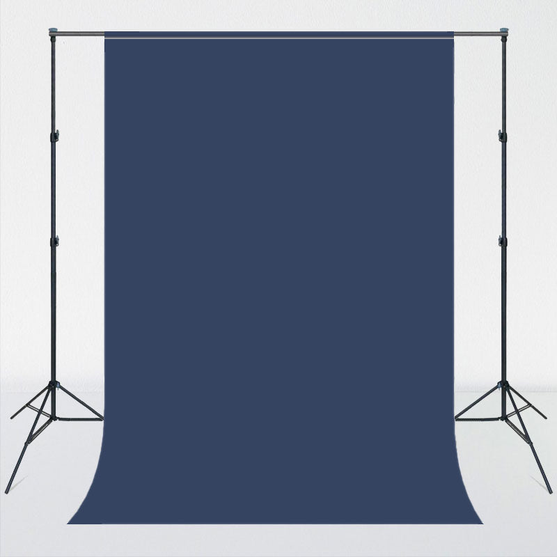 Soft Navy Blue Studio Portrait Photo Backdrop - Layoris
