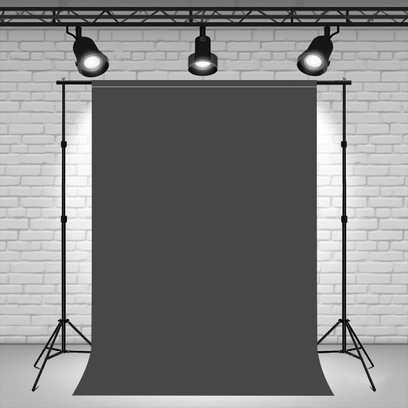 Dark Grey Studio Portrait Photo Backdrop - Layoris