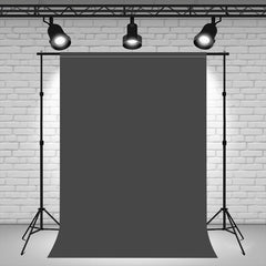 Dark Grey Studio Portrait Photo Backdrop - Layoris