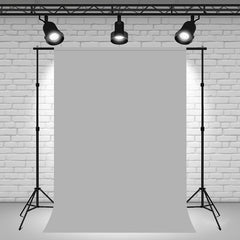 Classic Gray Fabric Studio Photography Backdrop - Layoris