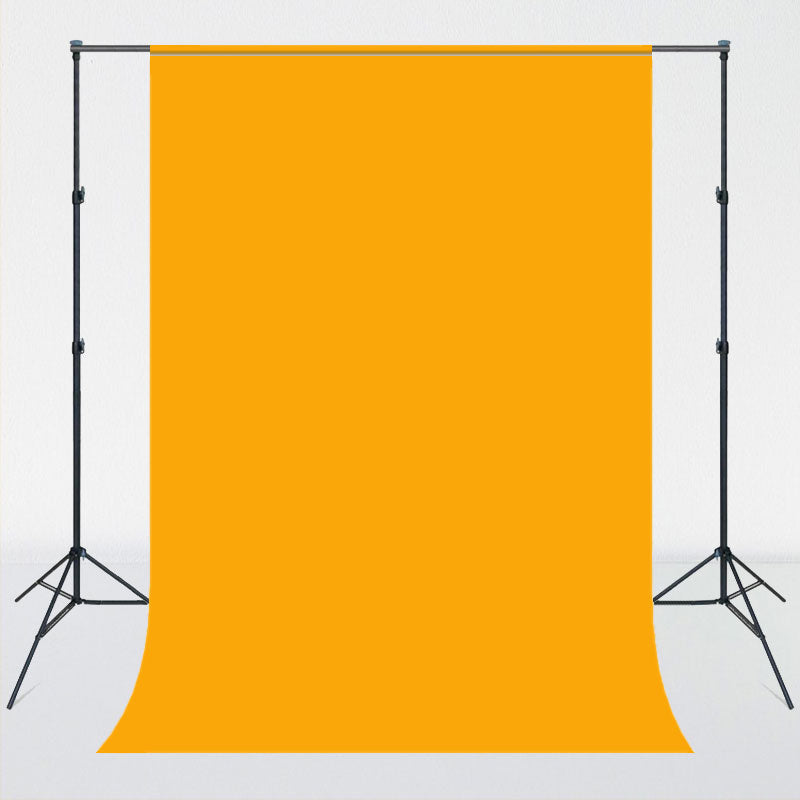 Orange Studio Portrait Fabric Photo Backdrop - Layoris