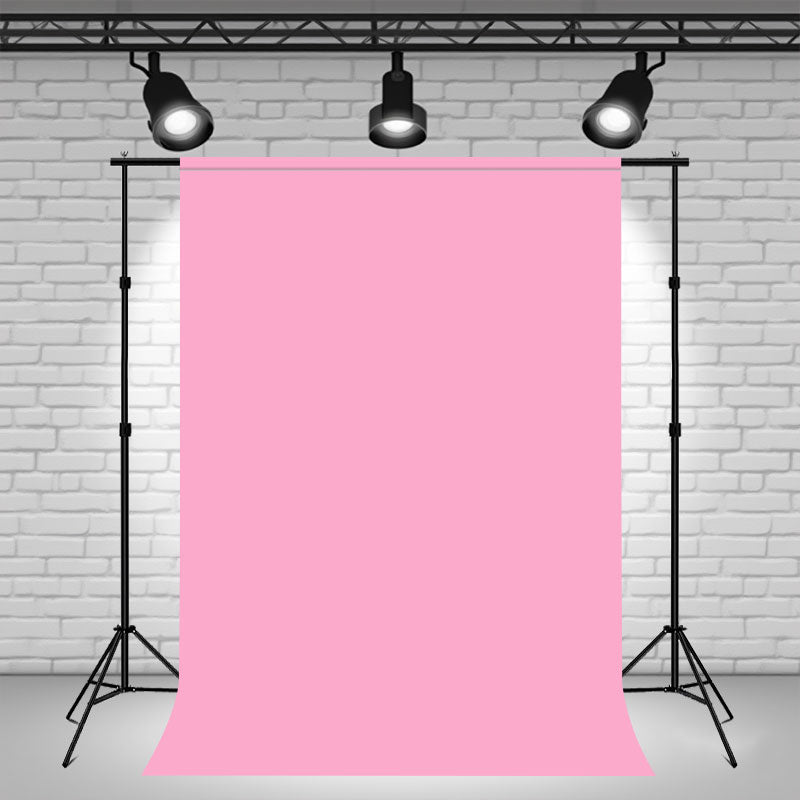 Pink Studio Portrait Fabric Photo Backdrop - Layoris