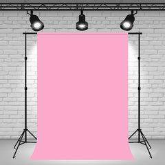 Pink Studio Portrait Fabric Photo Backdrop - Layoris