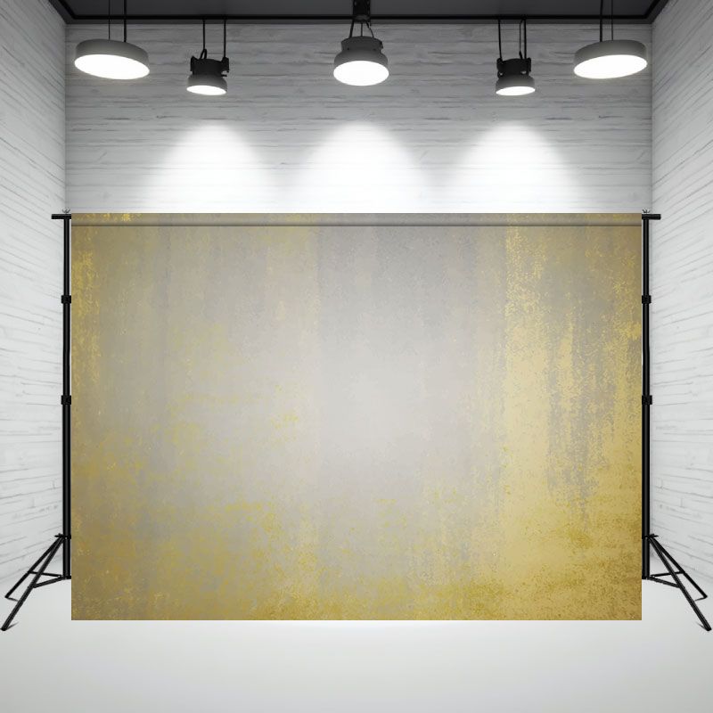 Gold Texture Cement Wall Photography Backdrop - Layoris