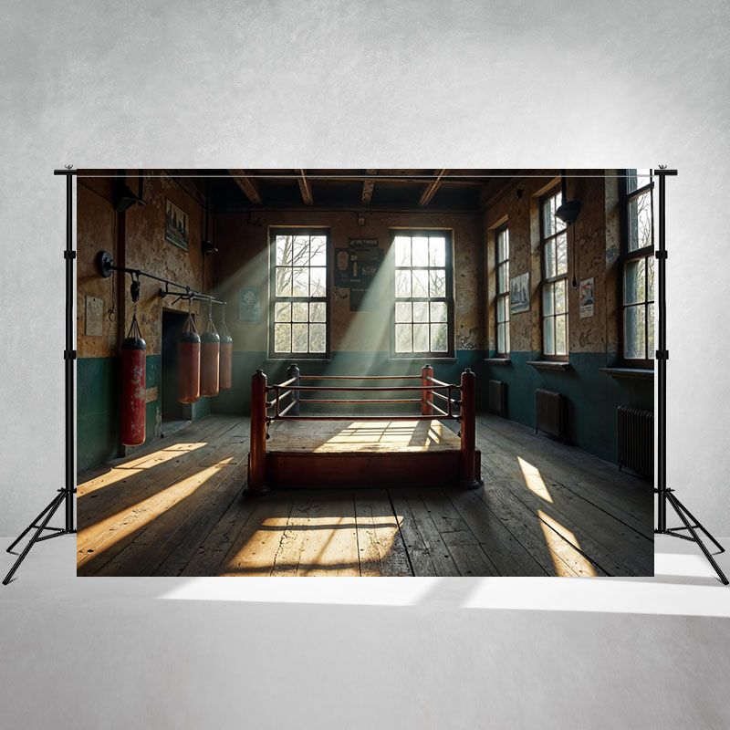 Boxing Arena Indoor Photography Backdrop - Layoris