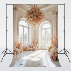 Dried Flower Boho Arch Indoor Photo Backdrop - Layoris