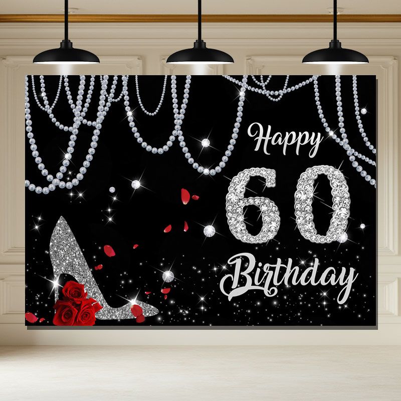 Layoris Pearl Dazzling High Heels 60Th Birthday Backdrop