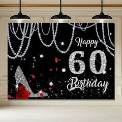 Layoris Pearl Dazzling High Heels 60Th Birthday Backdrop