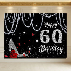 Layoris Pearl Dazzling High Heels 60Th Birthday Backdrop