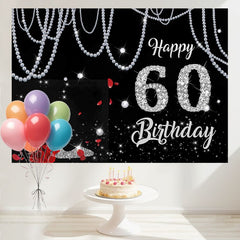 Layoris Pearl Dazzling High Heels 60Th Birthday Backdrop
