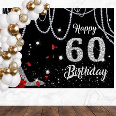 Layoris Pearl Dazzling High Heels 60Th Birthday Backdrop