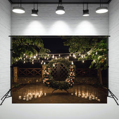 Garland Candle String Lights Romantic Backdrop - Layoris