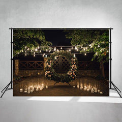Garland Candle String Lights Romantic Backdrop - Layoris