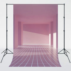 Pink 3D Interior Architecture Photo Backdrop - Layoris