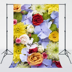 A Variety Of Flower Studio Photography Backdrop - Layoris