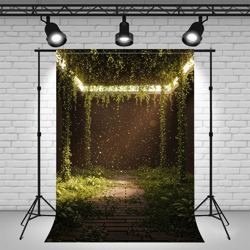 Ceiling Light Vine Dream Garden Photo Backdrop - Layoris