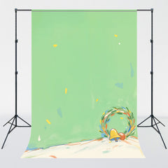 Festive Winter Scene Photography Backdrop For Kids - Layoris