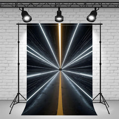 Tunnel Futurism Through Time And Space Backdrop - Layoris