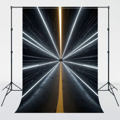 Tunnel Futurism Through Time And Space Backdrop - Layoris