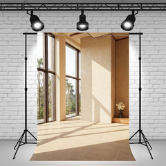 Indoor Window Marble Wall Photography Backdrop - Layoris
