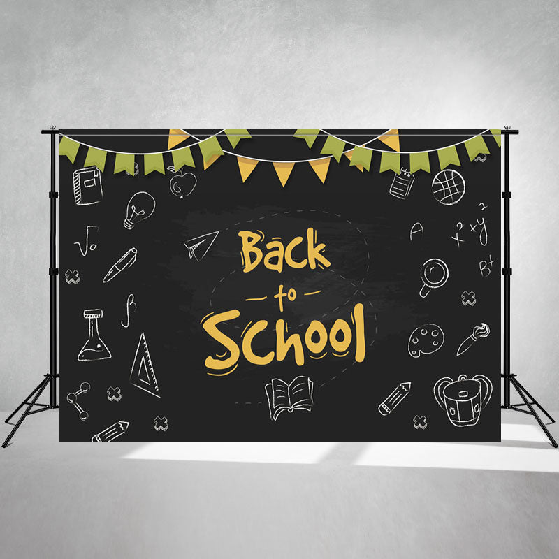 Blackboard Celebration Back To School Backdrop - Layoris