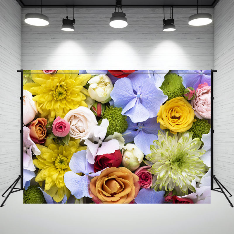 Fresh Dense Floral Ladies Photography Backdrop - Layoris